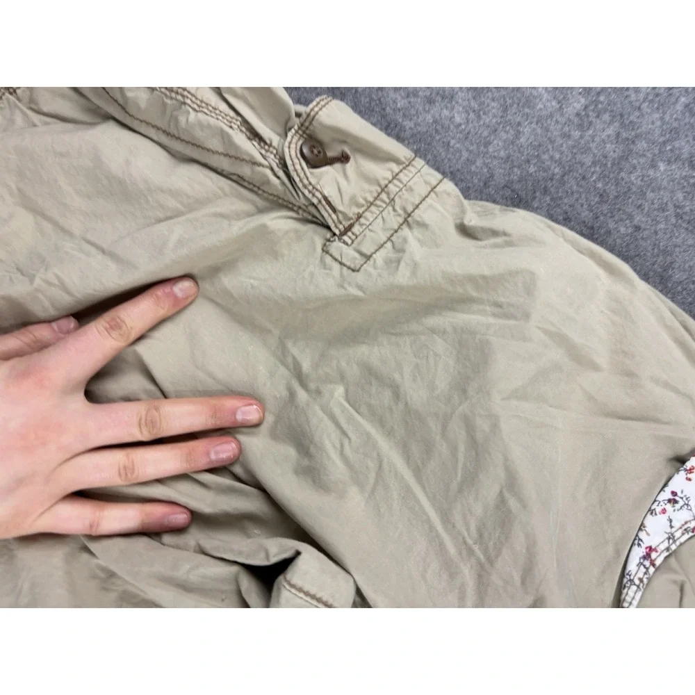 Polo Jeans RL Women's 8 Shorts Low Rise Cargo Military Baggy Utility Y2K VTG Y2K - Picture 8 of 9
